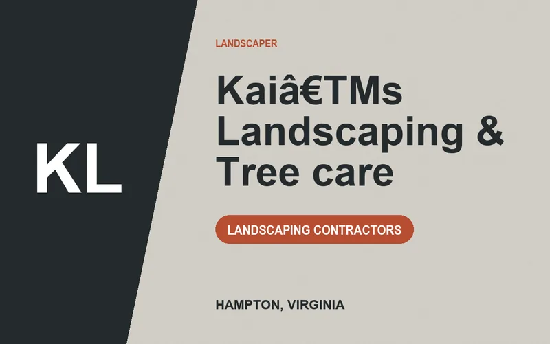 Kaiâ€TMs Landscaping & Tree care in Hampton, Virginia