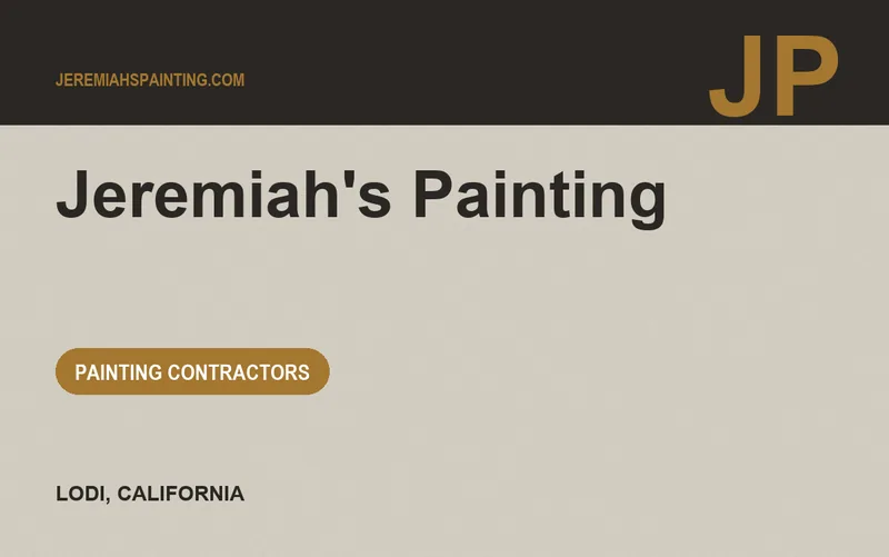 Jeremiah's Painting in Lodi, California