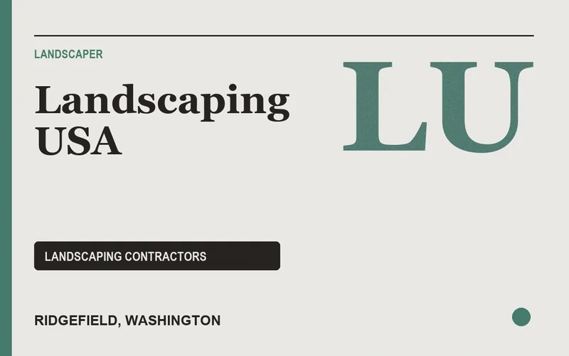 Landscaping USA in Ridgefield, Washington