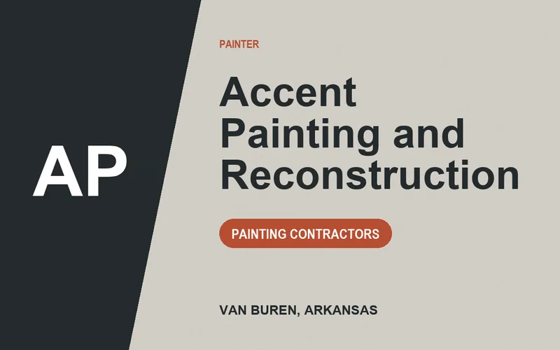 Accent Painting and Reconstruction in Van Buren, Arkansas
