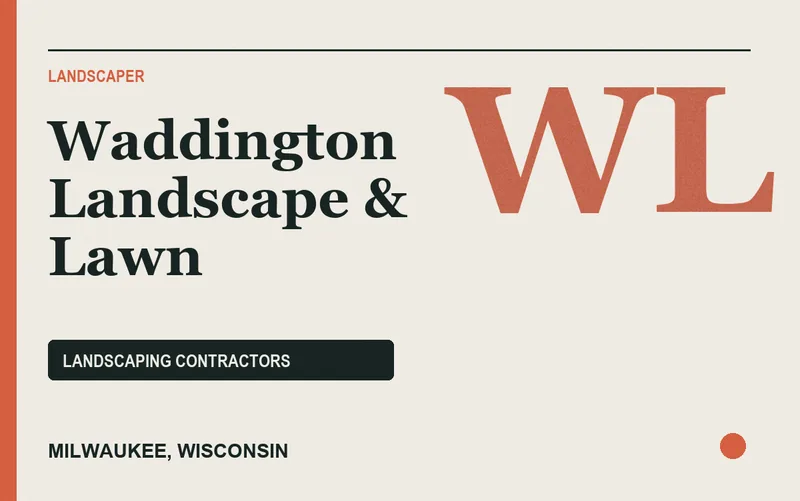 Waddington Landscape & Lawn in Milwaukee, Wisconsin