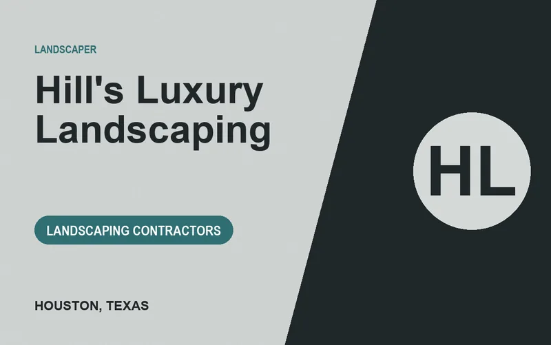Hill's Luxury Landscaping in Houston, Texas