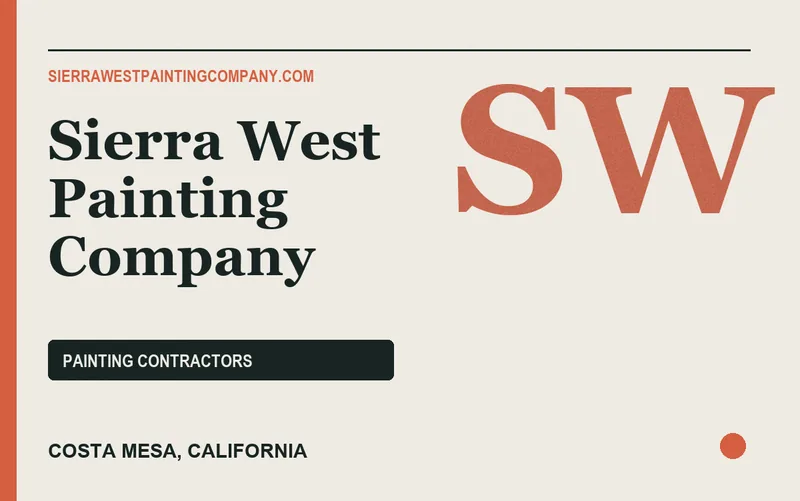 Sierra West Painting Company in Costa Mesa, California