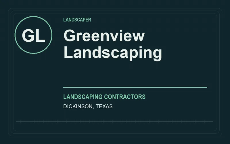 Greenview Landscaping in Dickinson, Texas