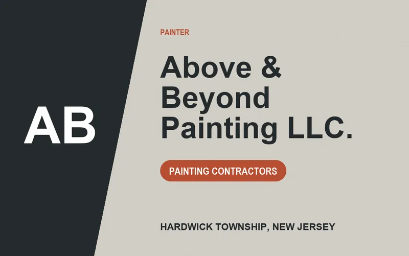 ABOVE & BEYOND PAINTING LLC. in Hardwick Township, New Jersey