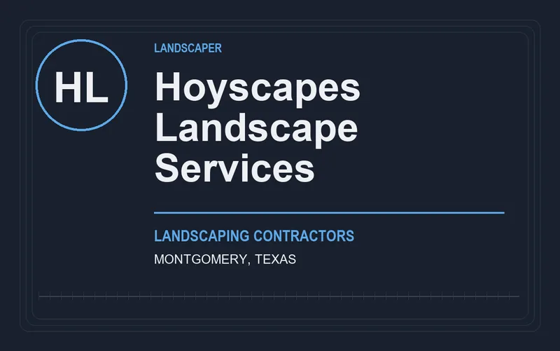 Hoyscapes Landscape Services in Montgomery, Texas