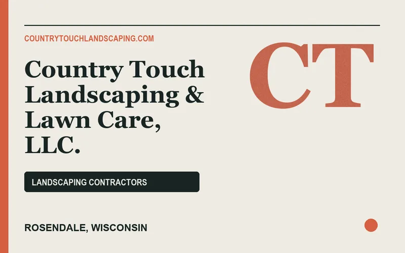 Country Touch Landscaping & Lawn Care, L.L.C. in Rosendale, Wisconsin