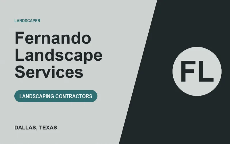Fernando Landscape Services in Dallas, Texas