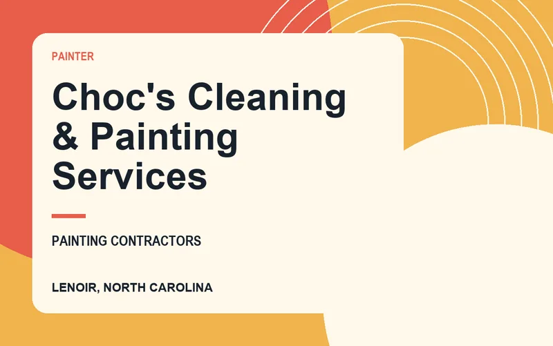 Choc's Cleaning & Painting Services in Lenoir, North Carolina