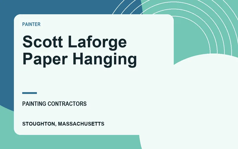 Scott Laforge Paper Hanging in Stoughton, Massachusetts