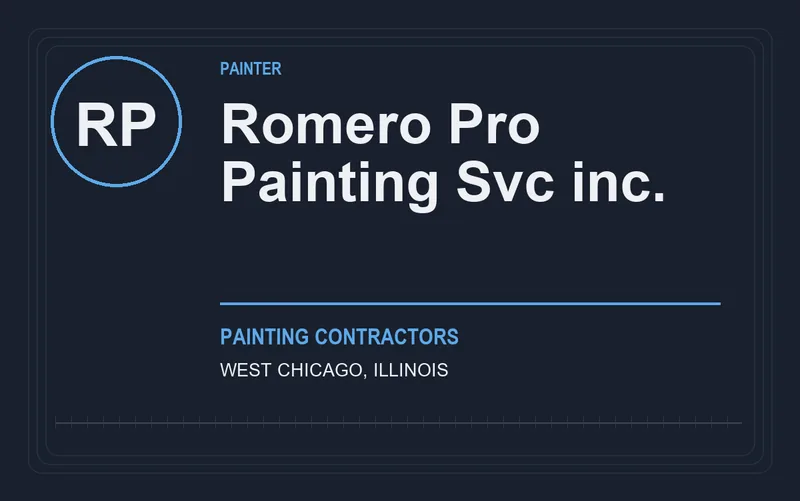 Romero Pro Painting Svc inc. in West Chicago, Illinois