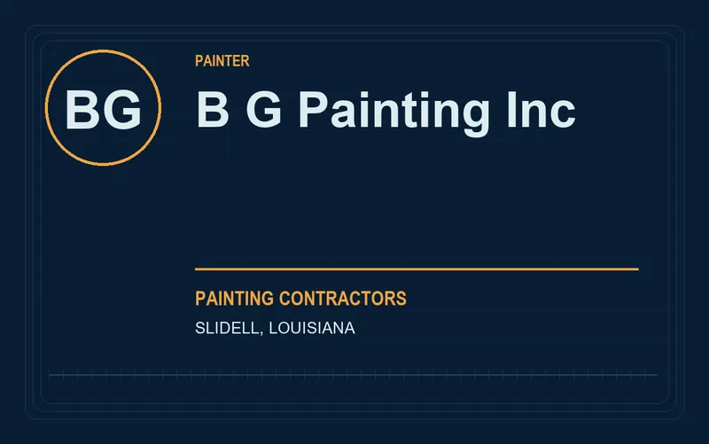 B G Painting Inc in Slidell, Louisiana