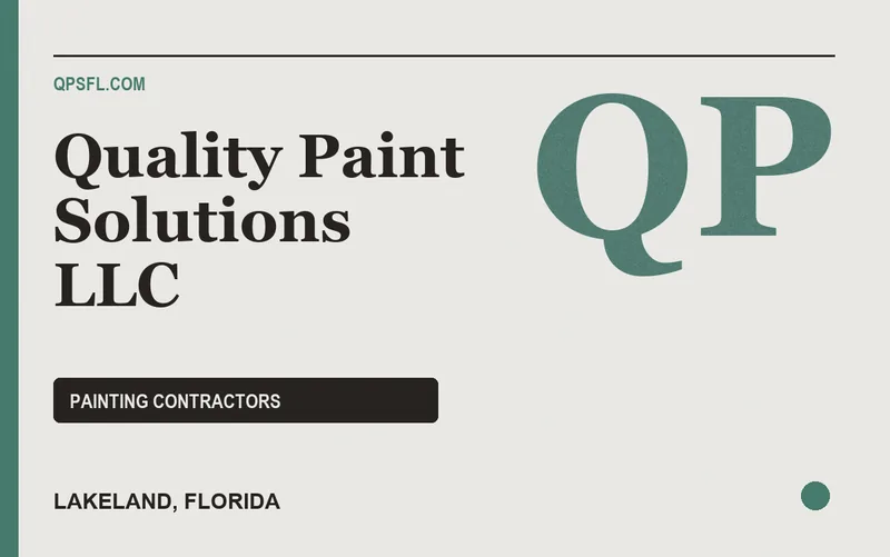 Quality Paint Solutions LLC in Lakeland, Florida