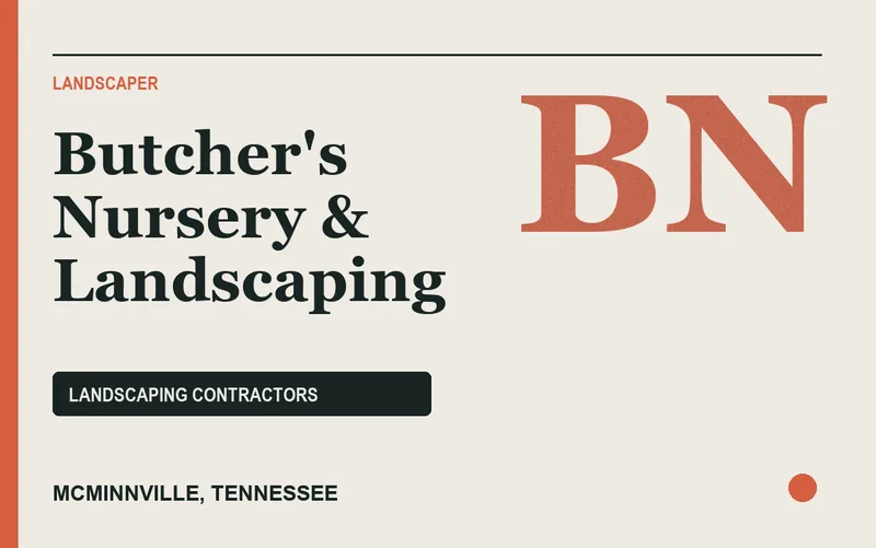 Butcher's Nursery & Landscaping in McMinnville, Tennessee