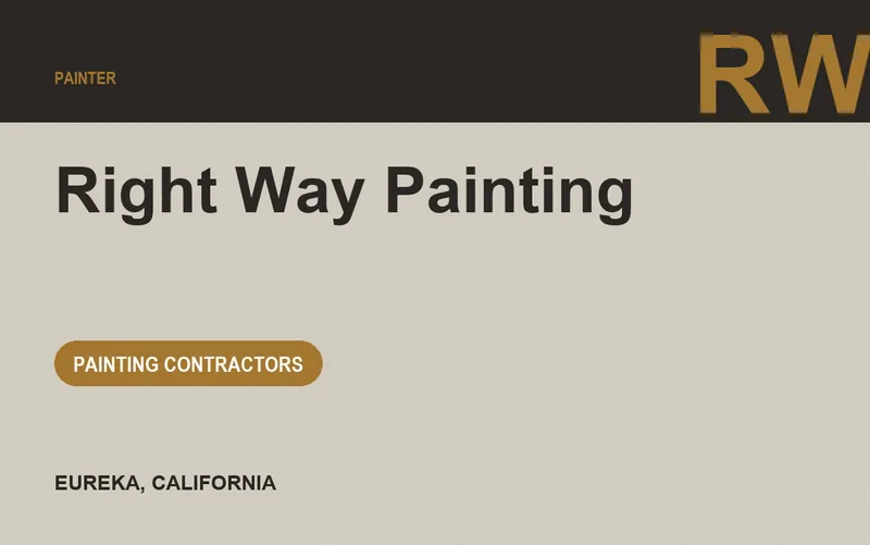Right Way Painting in Eureka, California