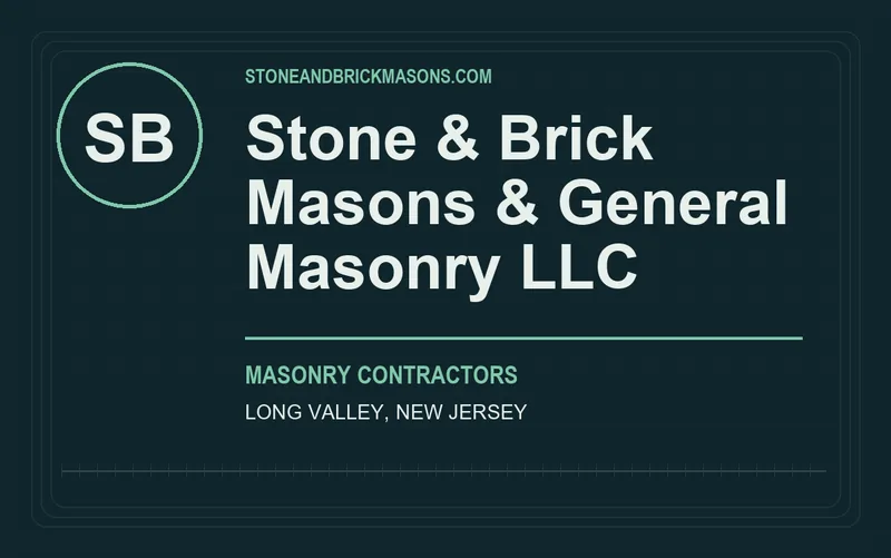 Stone & Brick Masons & General Masonry LLC in Long Valley, New Jersey