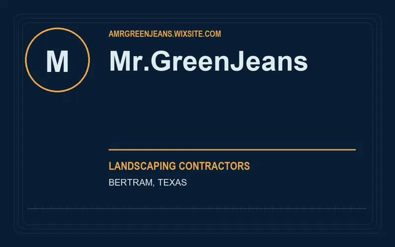 Mr.GreenJeans in Bertram, Texas