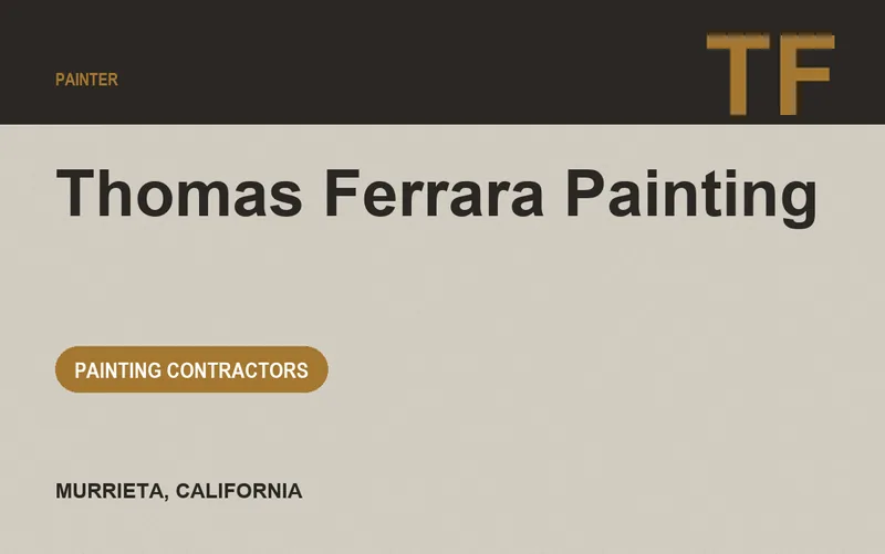 Thomas Ferrara Painting in Murrieta, California