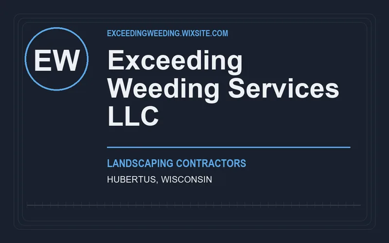 Exceeding Weeding Services LLC in Hubertus, Wisconsin