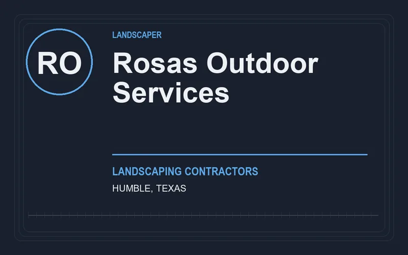 Rosas Outdoor Services in Humble, Texas