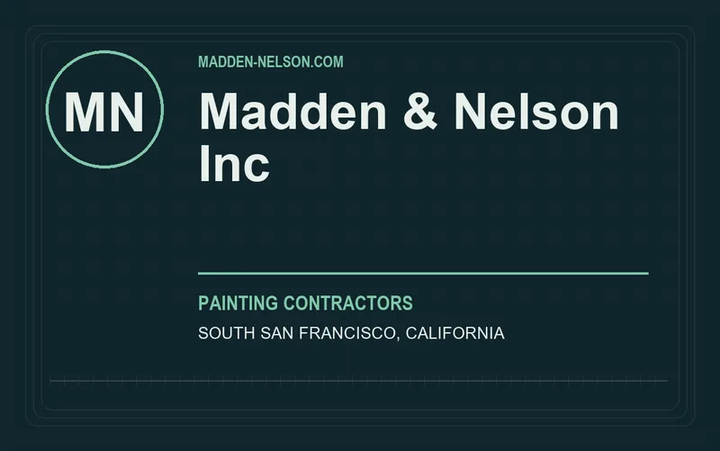 Madden & Nelson Inc in South San Francisco, California