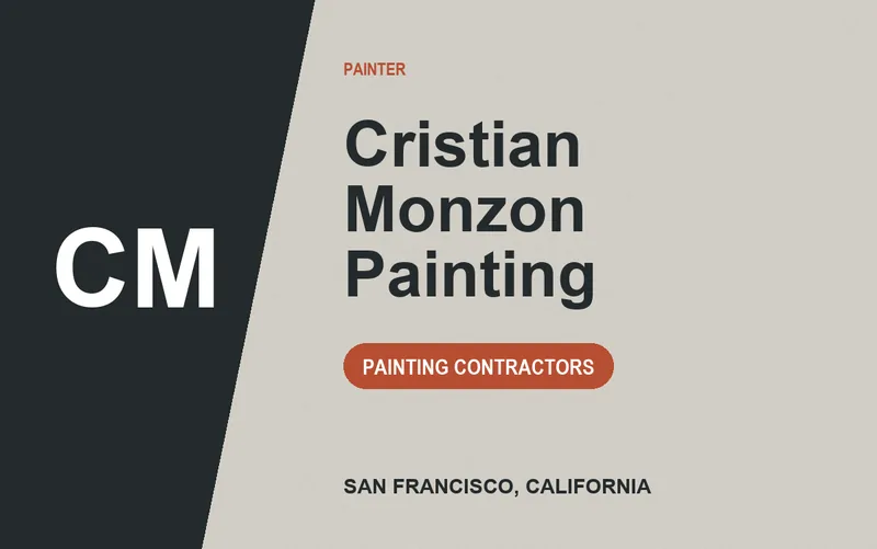 Cristian Monzon Painting in San Francisco, California