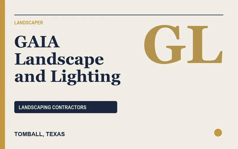 GAIA Landscape and Lighting in Tomball, Texas