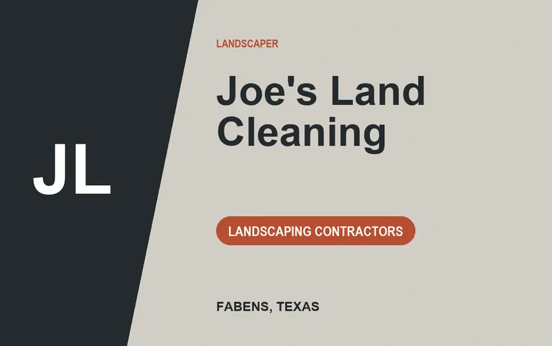 Joe's Land Cleaning in Fabens, Texas