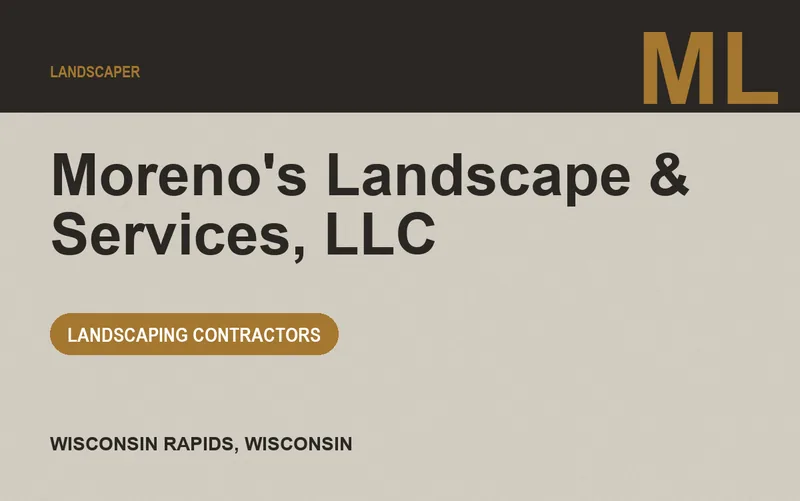 Moreno's Landscape & Services, LLC in Wisconsin Rapids, Wisconsin