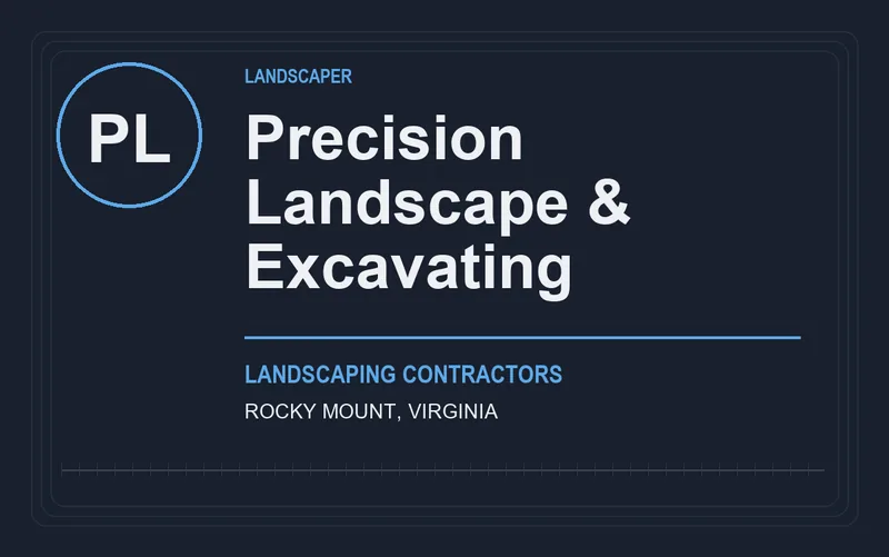 Precision Landscape & Excavating in Rocky Mount, Virginia