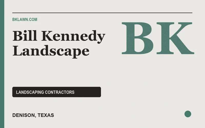 Bill Kennedy Landscape in Denison, Texas