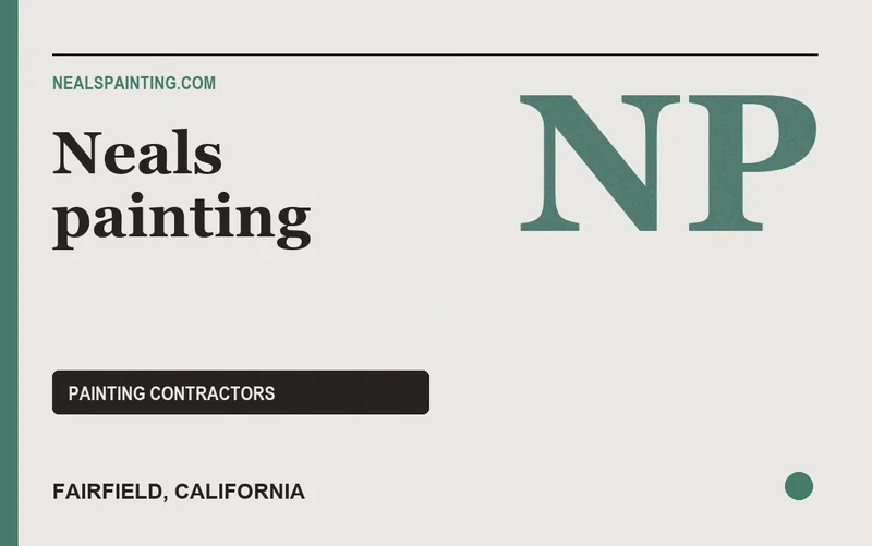 Neals painting in Fairfield, California