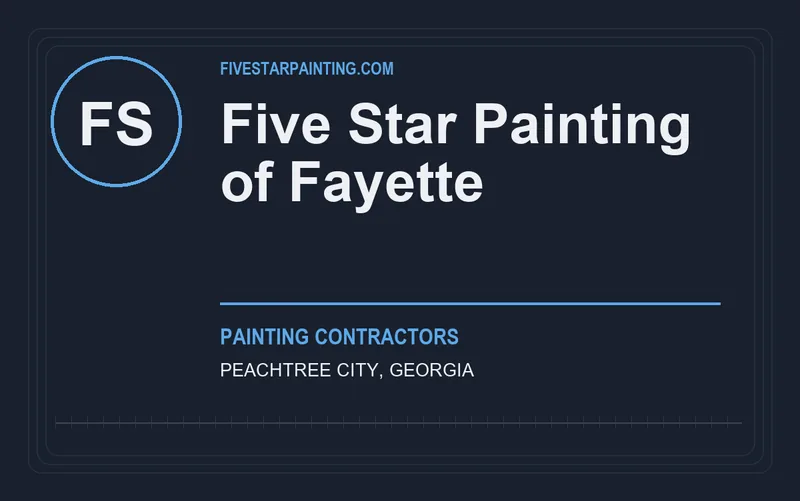 Five Star Painting of Fayette in Peachtree City, Georgia