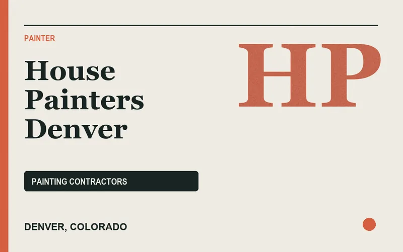 House Painters Denver in Denver, Colorado