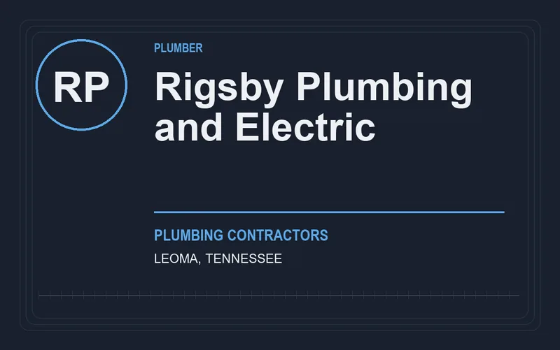 Rigsby Plumbing and Electric in Leoma, Tennessee