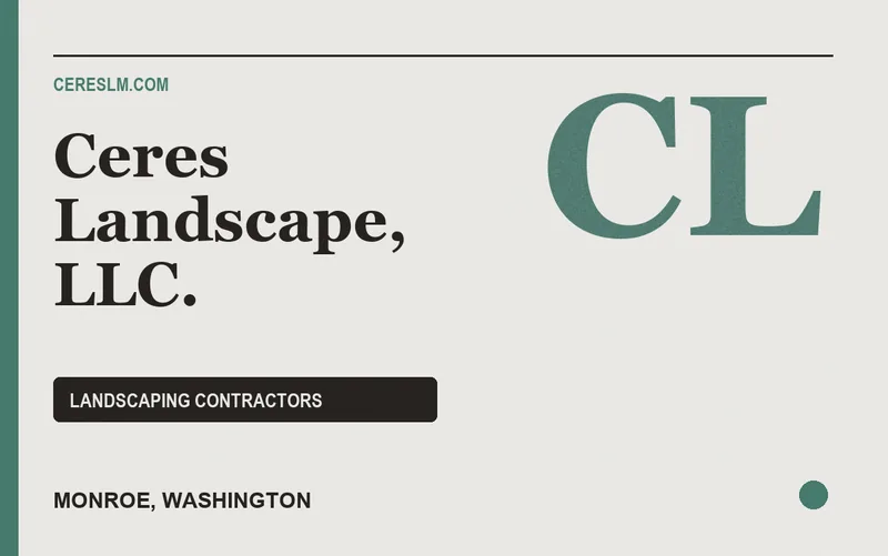 Ceres Landscape, LLC. in Monroe, Washington