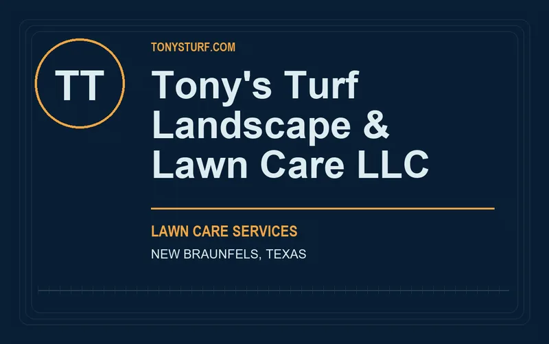 Tony's Turf Landscape & Lawn Care LLC in New Braunfels, Texas