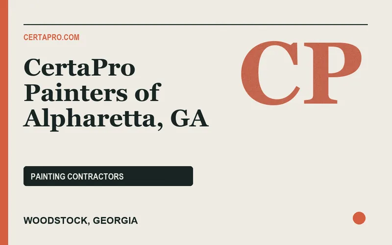 CertaPro Painters of Alpharetta, GA in Woodstock, Georgia