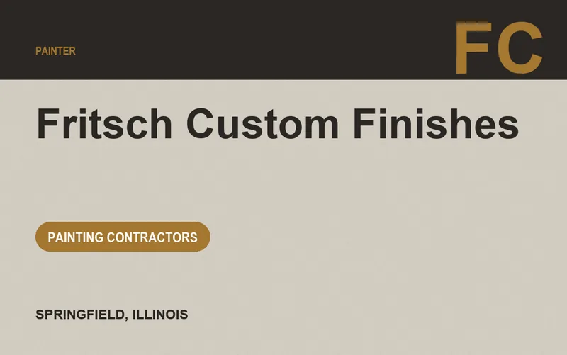 Fritsch Custom Finishes in Springfield, Illinois