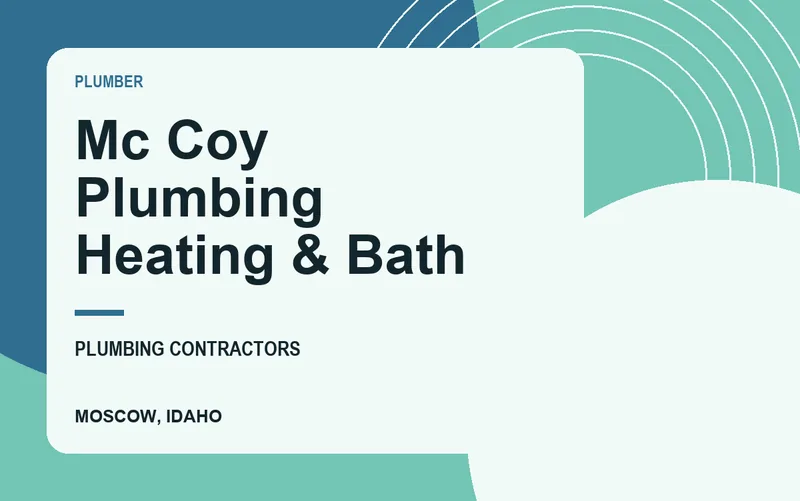 Mc Coy Plumbing Heating & Bath in Moscow, Idaho