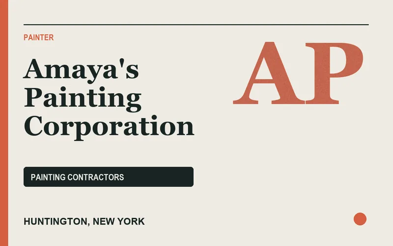 Amaya's Painting Corporation in Huntington, New York