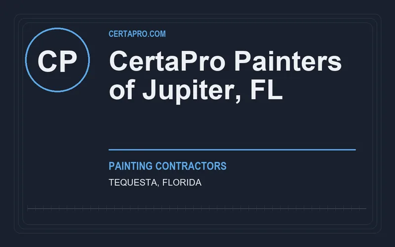 CertaPro Painters of Jupiter, FL in Tequesta, Florida