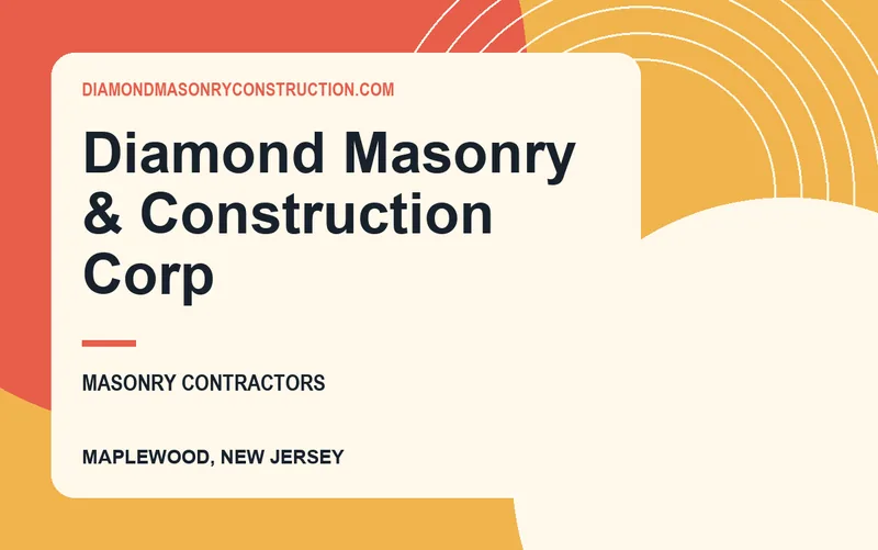 Diamond Masonry & Construction Corp in Maplewood, New Jersey