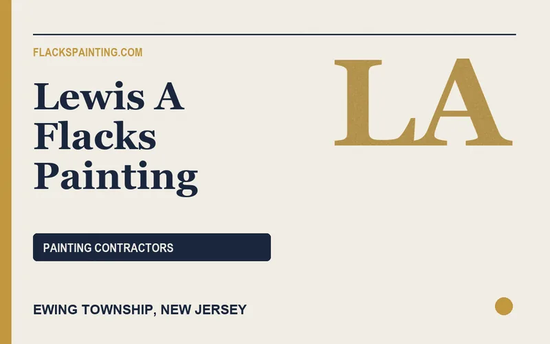 Lewis A Flacks Painting in Ewing Township, New Jersey