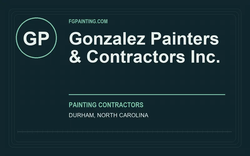 Gonzalez Painters & Contractors Inc. in Durham, North Carolina