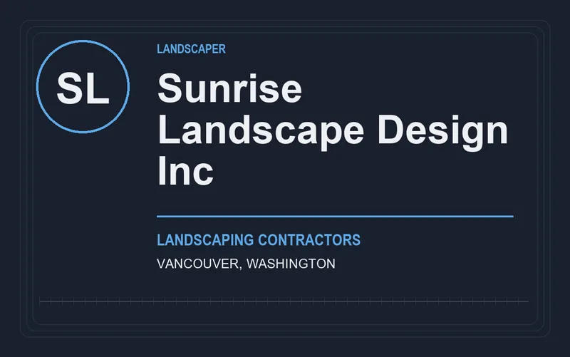 Sunrise Landscape Design Inc in Vancouver, Washington