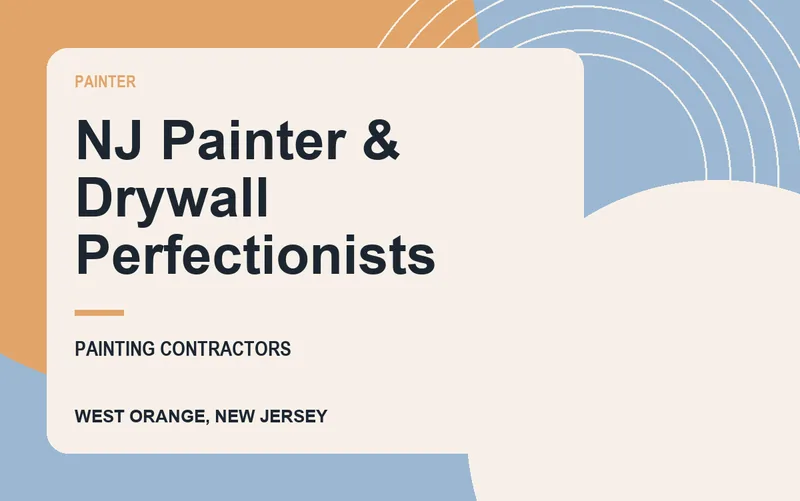 NJ Painter & Drywall Perfectionists in West Orange, New Jersey
