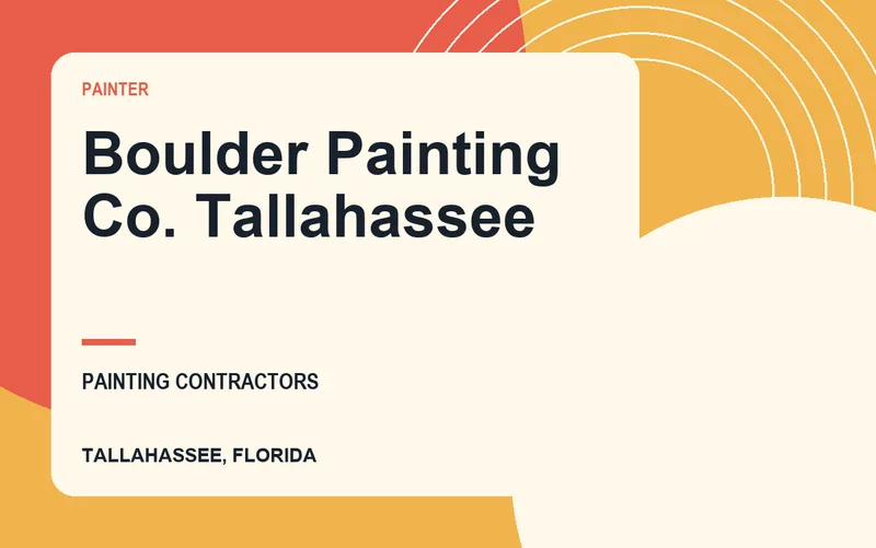 Boulder Painting Co. Tallahassee in Tallahassee, Florida