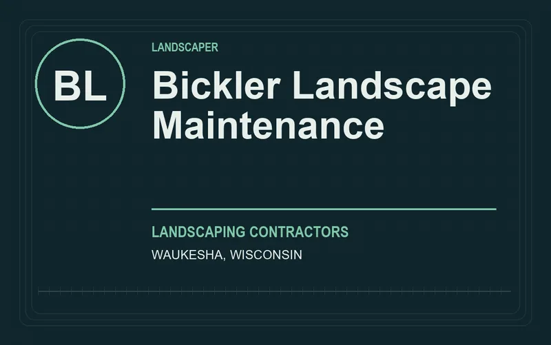 Bickler Landscape Maintenance in Waukesha, Wisconsin