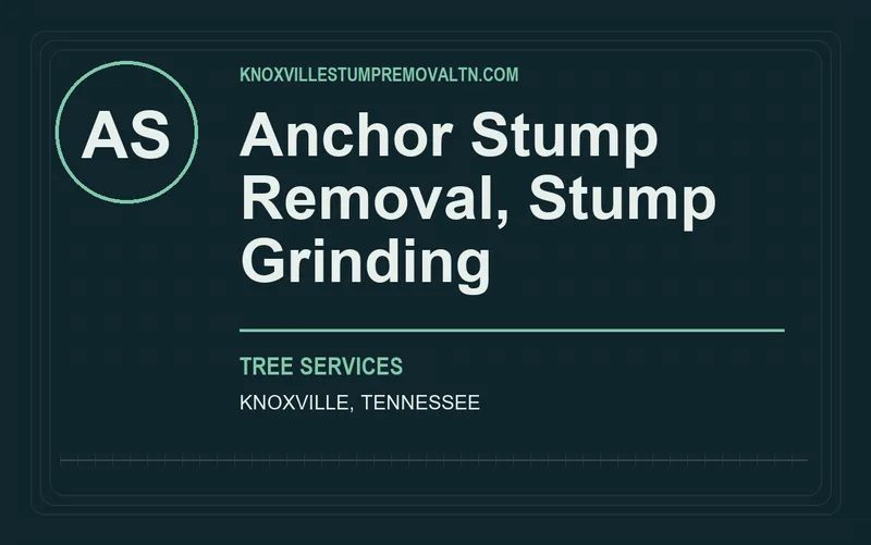 ANCHOR STUMP REMOVAL, STUMP GRINDING in Knoxville, Tennessee